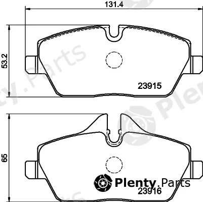 MINTEX Racing MDB2682FR — Brake Pad Set, disc brake Fast Road