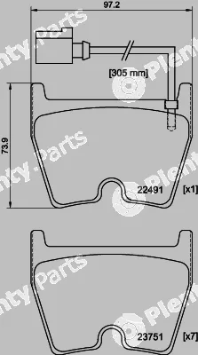 MINTEX Racing MDB3919FR — Brake Pad Set, disc brake Fast Road