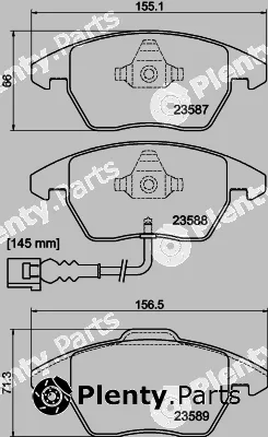 MINTEX Racing MDB2604FR — Brake Pad Set, disc brake Fast Road