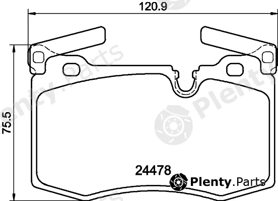 MINTEX Racing MDB2982FR — Brake Pad Set, disc brake Fast Road