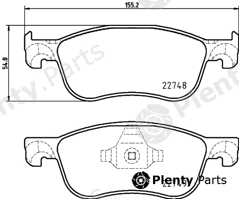 MINTEX Racing MDB4104FR — Brake Pad Set, disc brake Fast Road