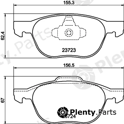 MINTEX Racing MDB2634FR — Brake Pad Set, disc brake Fast Road