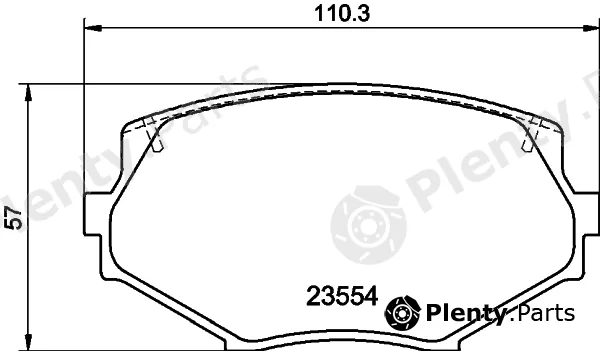 MINTEX Racing MDB1686FR — Brake Pad Set, disc brake Fast Road