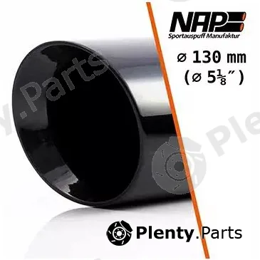 NAP carPARTS KPL66328-black — Sports Muffler Set NAP Exclusive Made in Germany