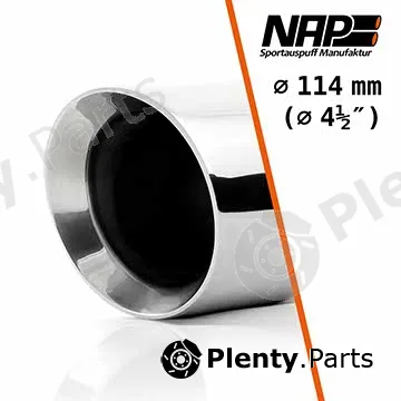 NAP carPARTS KLA66346-poliert — Sports Muffler Set NAP Exclusive Made in Germany