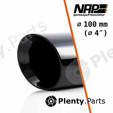 NAP carPARTS KLA12309black — Sports Muffler Set NAP Exclusive Made in Germany