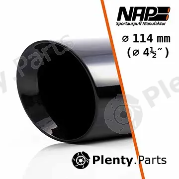 NAP carPARTS KLA66346-black — Sports Muffler Set NAP Exclusive Made in Germany