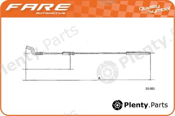 Fare-Co 25988 — Accelerator Cable
