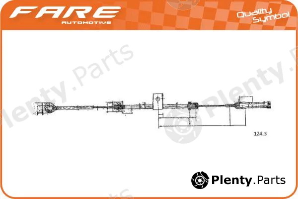 Fare-Co 28578 — Cable, starter
