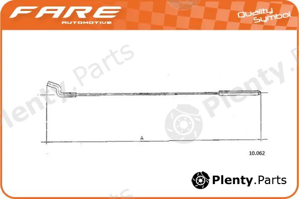Fare-Co 25960 — Accelerator Cable