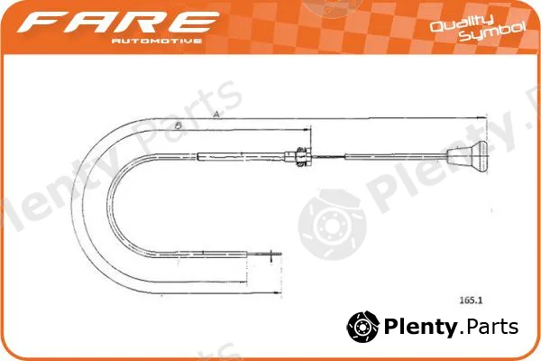 Fare-Co 28561 — Cable, starter