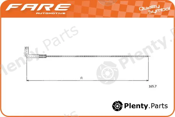 Fare-Co 28572 — Cable, starter