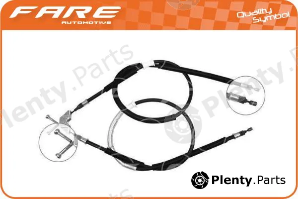 Fare-Co 17618 — Cable Pull, parking brake