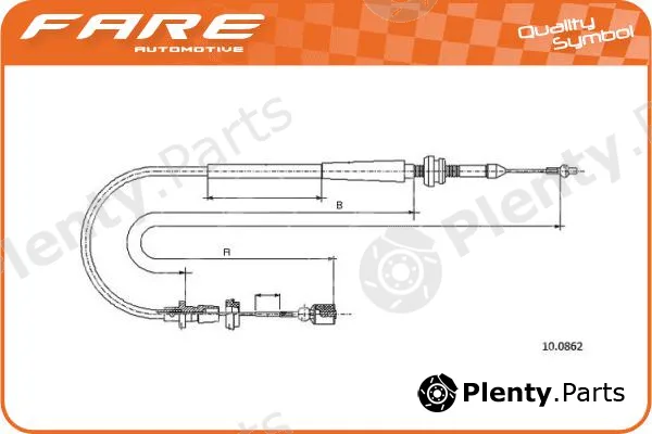 Fare-Co 26003 — Accelerator Cable