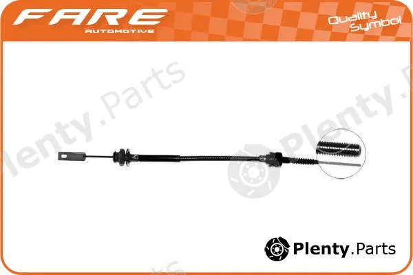 Fare-Co 24400 — Cable Pull, clutch control