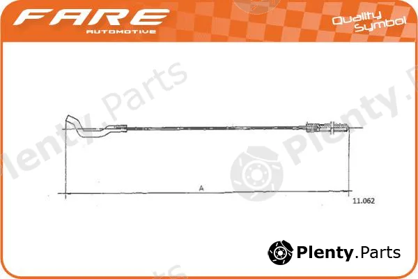Fare-Co 25964 — Accelerator Cable