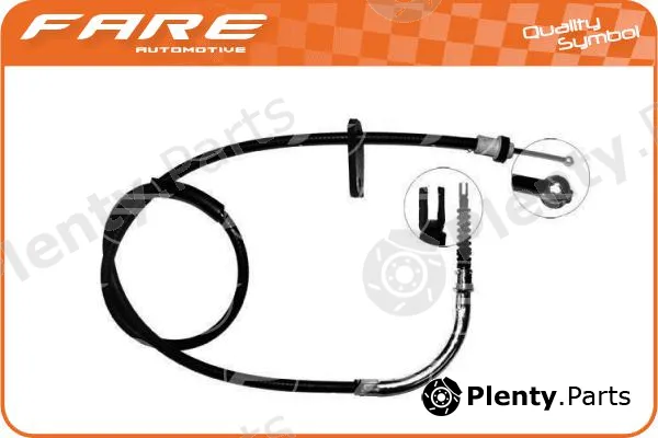 Fare-Co 17787 — Cable Pull, parking brake
