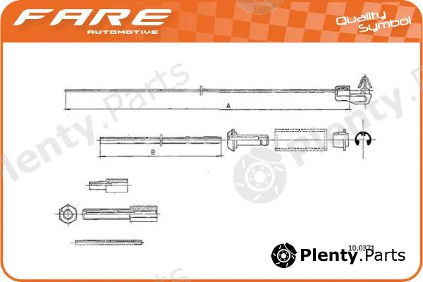 Fare-RCH 25885 — Accelerator Cable