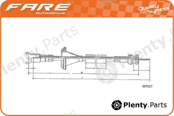 Fare-RCH 27540 — Speedometer Cable