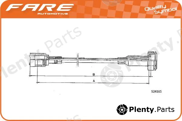 Fare-RCH 27699 — Speedometer Cable