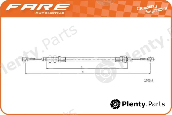 Fare-RCH 25660 — Accelerator Cable