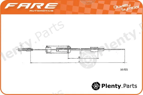 Fare-RCH 25883 — Accelerator Cable