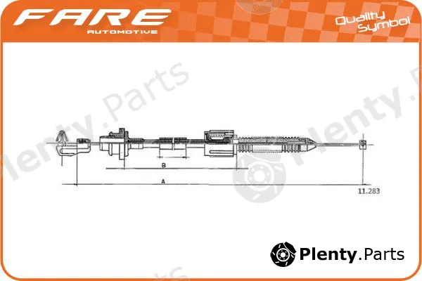 Fare-RCH 25918 — Accelerator Cable