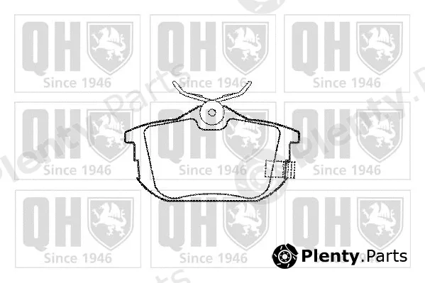 Quinton Hazell BP973 — Brake Pad Set, disc brake