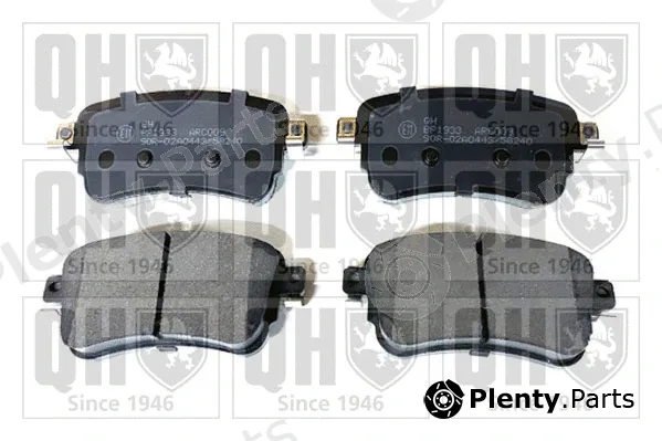 Quinton Hazell BP1933 — Brake Pad Set, disc brake