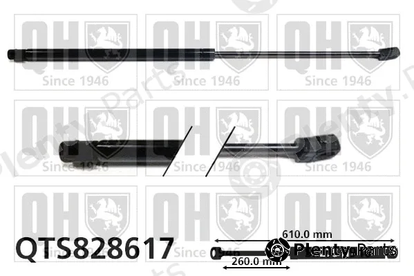 Quinton Hazell QTS828617 — Gas Spring, boot/cargo area