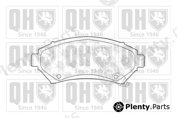 Quinton Hazell BP1066 — Brake Pad Set, disc brake
