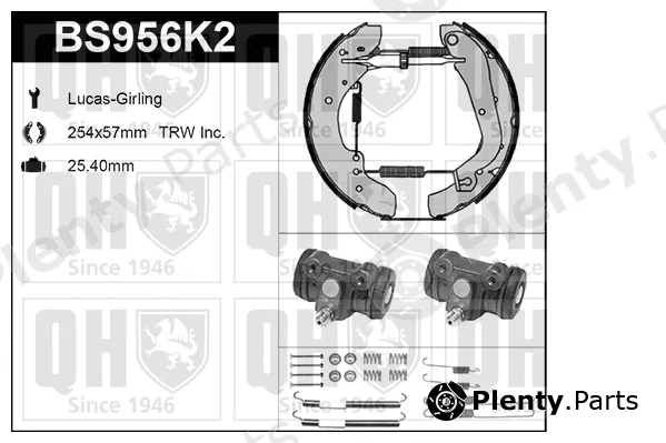 Quinton Hazell BS956K2 — Brake Shoe Set