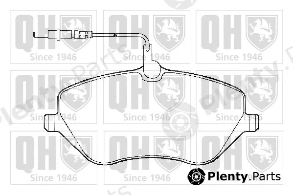 Quinton Hazell BP1438 — Brake Pad Set, disc brake