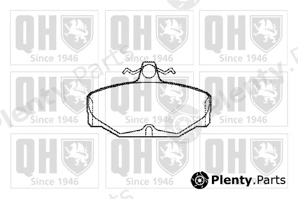 Quinton Hazell BP364 — Brake Pad Set, disc brake