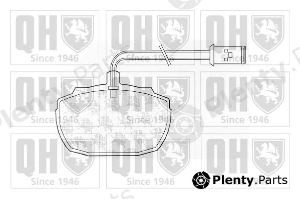Quinton Hazell BP226 — Brake Pad Set, disc brake
