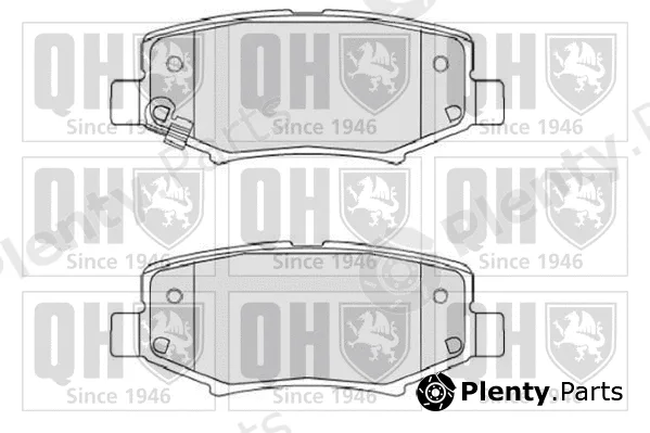 Quinton Hazell BP1707 — Brake Pad Set, disc brake
