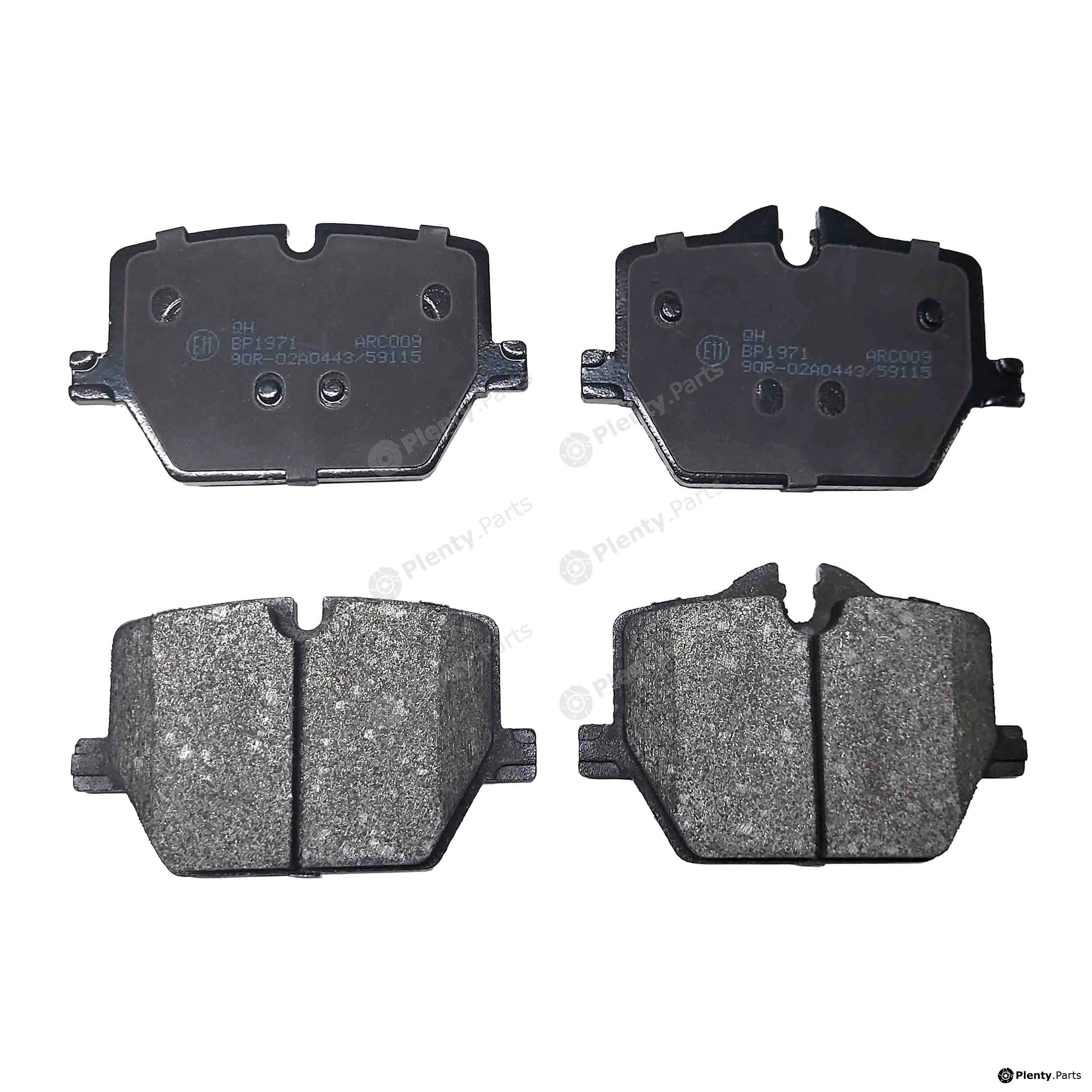 Quinton Hazell BP1971 — Brake Pad Set, disc brake