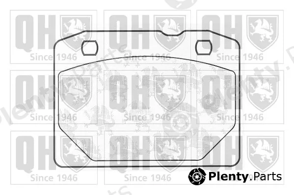 Quinton Hazell BP255 — Brake Pad Set, disc brake