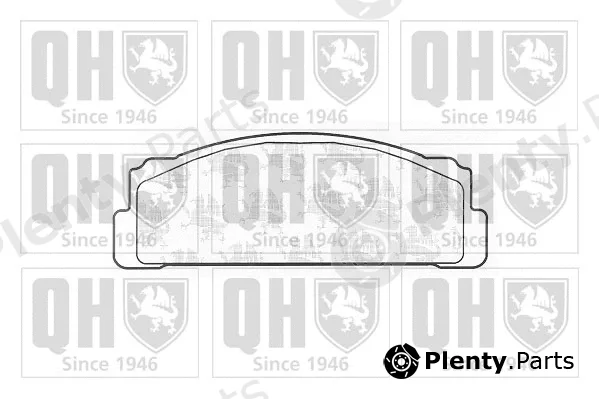 Quinton Hazell BP125 — Brake Pad Set, disc brake