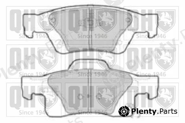 Quinton Hazell BP1772 — Brake Pad Set, disc brake