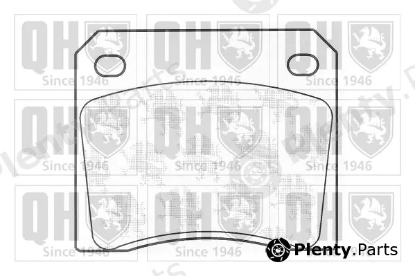 Quinton Hazell BP297 — Brake Pad Set, disc brake