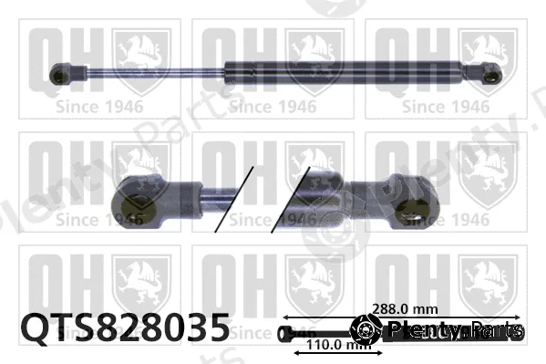 Quinton Hazell QTS828035 — Gas Spring, boot/cargo area