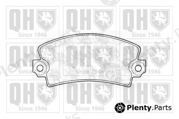 Quinton Hazell BP392 — Brake Pad Set, disc brake