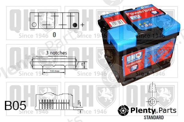 Quinton Hazell QBT0683 — Starter Battery PowerBox 3