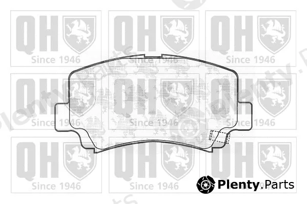 Quinton Hazell BP1101 — Brake Pad Set, disc brake
