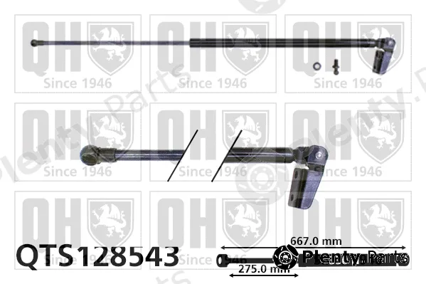 Quinton Hazell QTS128543 — Gas Spring, boot/cargo area
