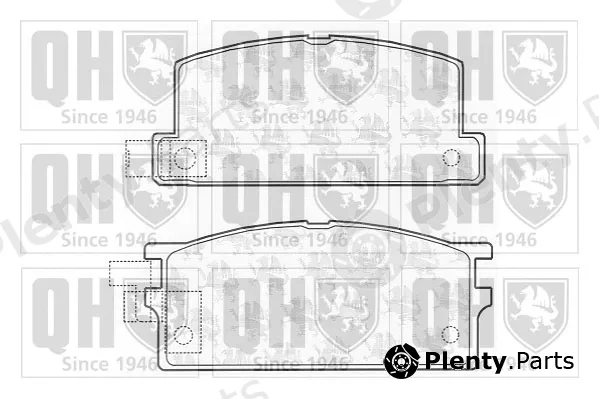 Quinton Hazell BP444 — Brake Pad Set, disc brake