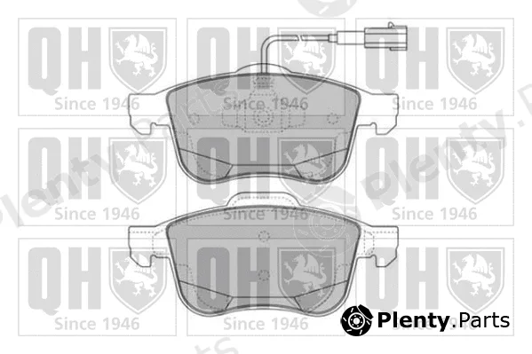 Quinton Hazell BP1742 — Brake Pad Set, disc brake