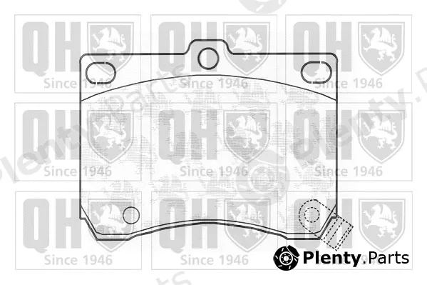 Quinton Hazell BP717 — Brake Pad Set, disc brake