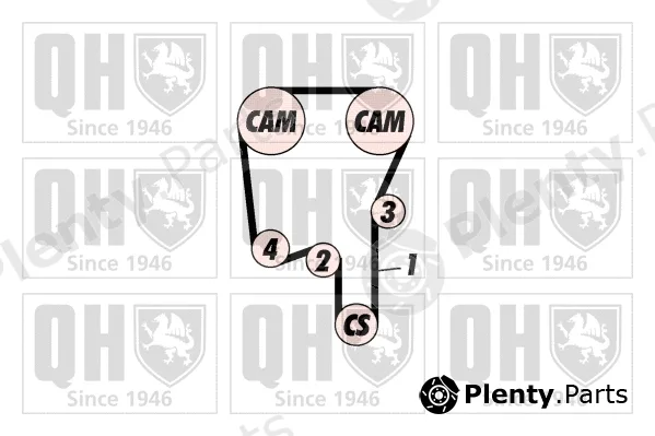 Quinton Hazell QBK347 — Timing Belt Kit
